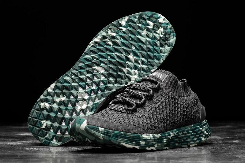 Nobull Wild Tide Knit Runner Men's Running Shoes Dark / Grey | USA M1090Q